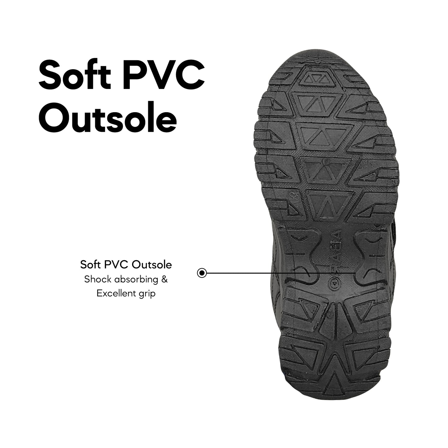 ABARO Breathable Mesh 2351N School Shoes Black <Name Your Shoes> Slip Resistant/Kasut Sekolah Hitam/Kasut Budak