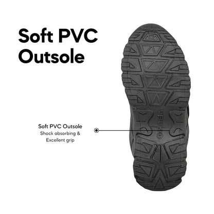 ABARO Breathable Mesh 2351N School Shoes Black <Name Your Shoes> Slip Resistant/Kasut Sekolah Hitam/Kasut Budak