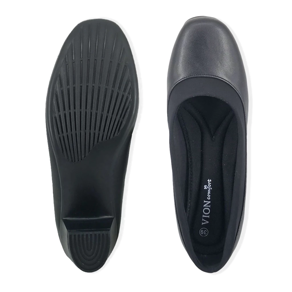 ABARO Slip Resistant/Comfy FMA627N2 VION Faux Leather Women Formal Shoes/Kasut Formal Perempuan/Kasut Kulit Sekolah