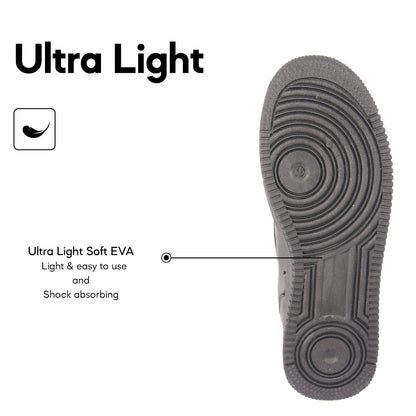 ABARO Name Tech Secondary School Shoes - Black 7672N