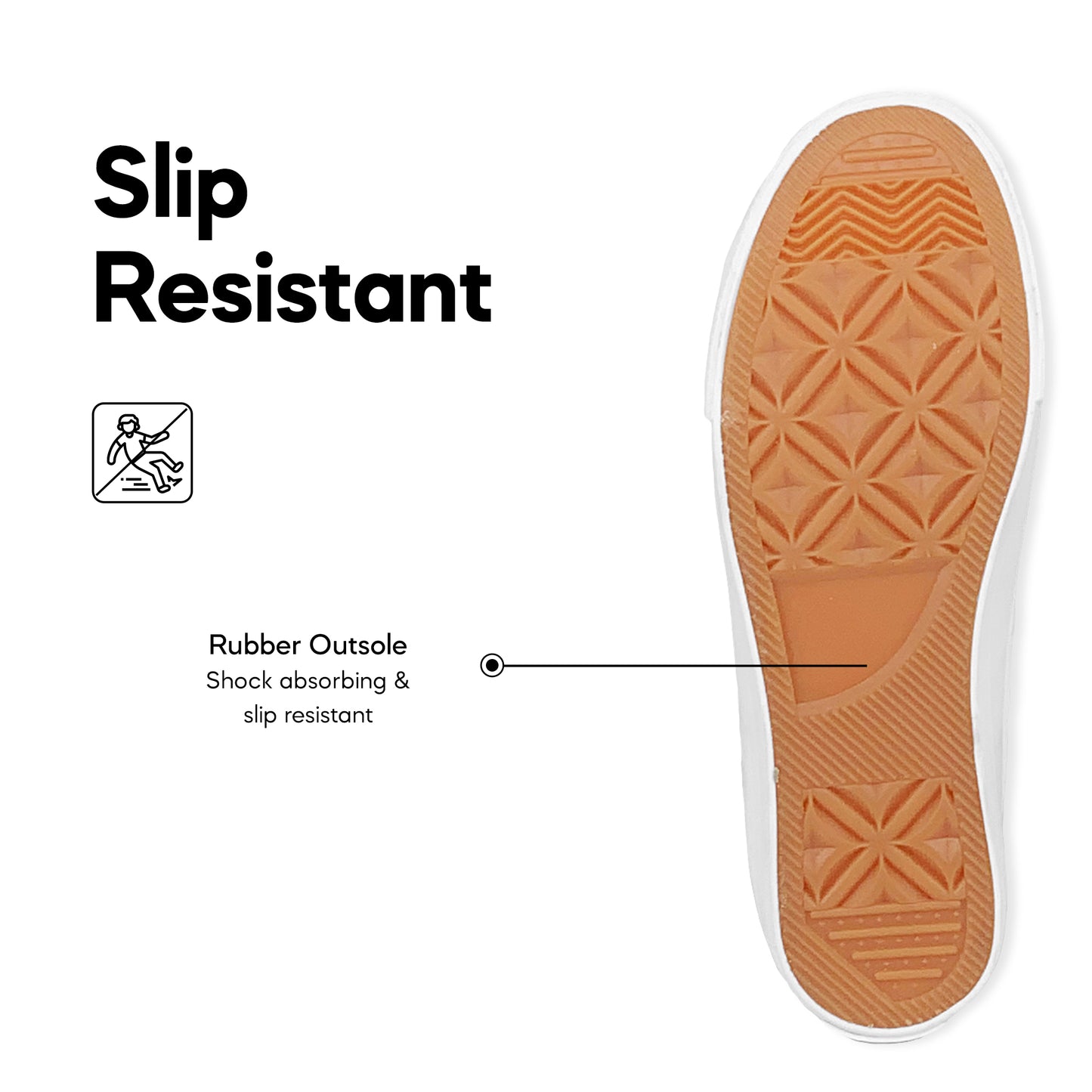 ABARO Unisex Slip Resistant 7281MF Men Unisex/White School Shoes/Kasut Sekolah Putih/Shoes Canvas/Extra Large