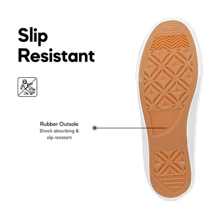 ABARO Unisex Slip Resistant 7281MF Men Unisex/White School Shoes/Kasut Sekolah Putih/Shoes Canvas/Extra Large