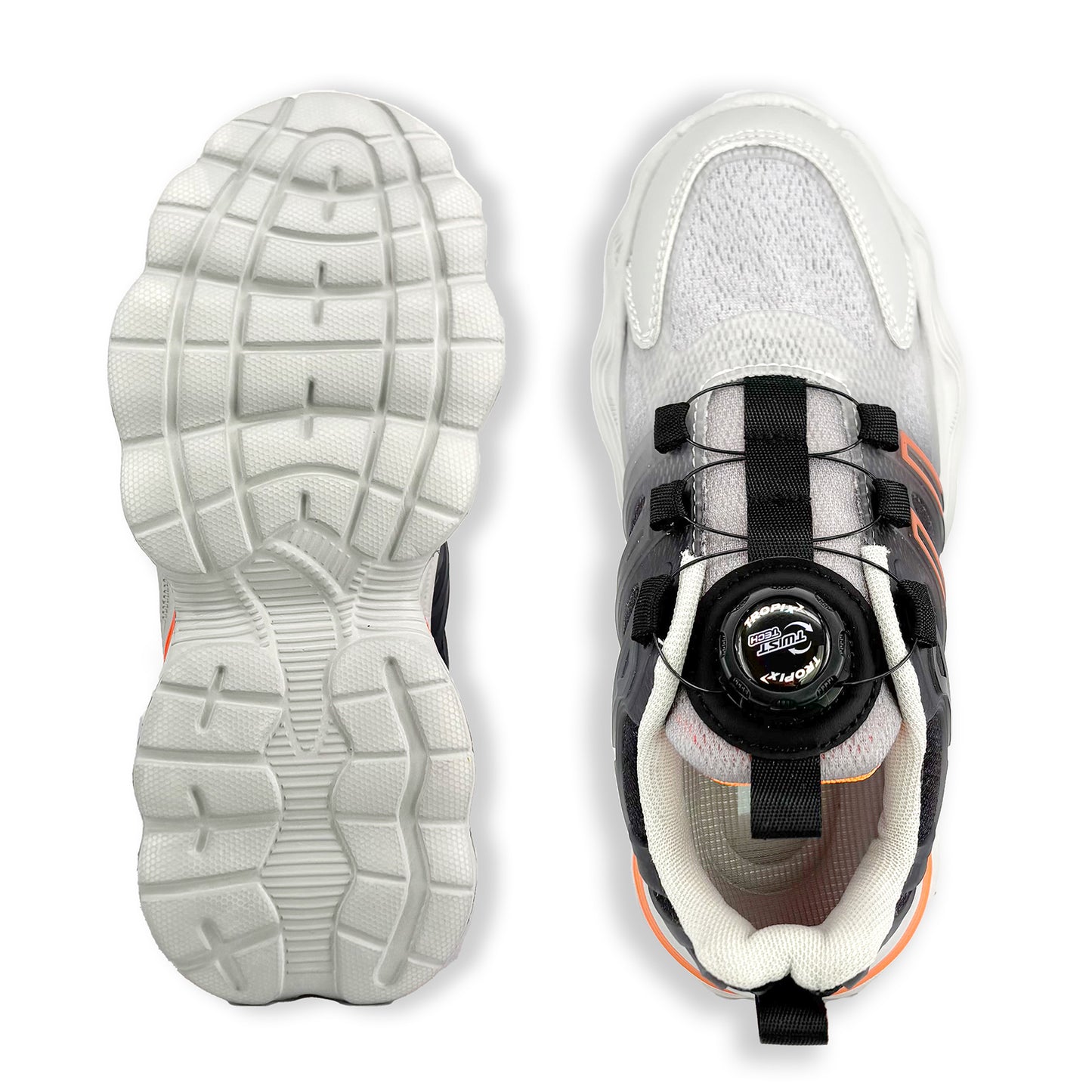 ABARO TwistTech Kids Sport Shoes SPA595AC2T Tropix Kids Sneaker with Mugwort /Running Shoes/Kasut Sukan