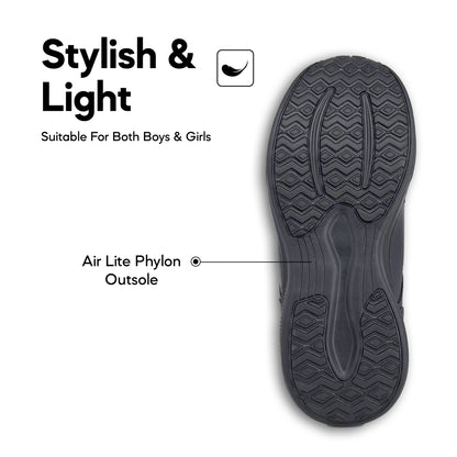 ABARO T2856N TwistTech + NameTech Unisex School Shoes | Kasut Sekolah | Kasut Tulis Nama