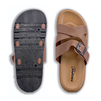[ONLINE EXCLUSIVE] ABARO Comfy & Stylish 99PSA664K3 TROPIX Durable and Lightweight PVC /Women Slipper/Sandal Perempuan