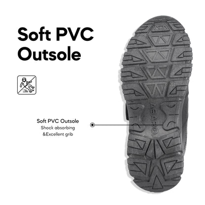 ABARO 2323N Anti-Bacterial School Shoes Black/Name Your Shoes/Super Comfy/Kasut Sekolah Hitam