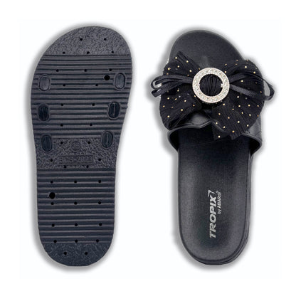 [ONLINE EXCLUSIVE] ABARO Comfy & Stylish 99PSA664J2 TROPIX Durable and Lightweight PVC /Women Slipper/Sandal Perempuan