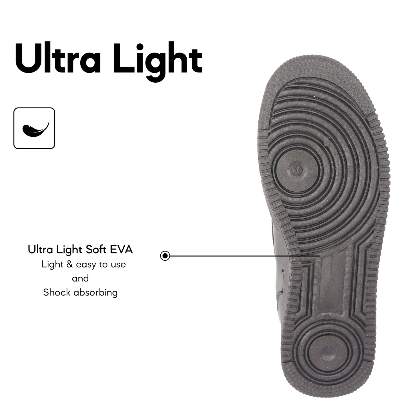 [ONLINE EXCLUSIVE] ABARO Name Tech 7672N Secondary School Shoes/Kasut Sekolah/Kaust Sekolah Hitam