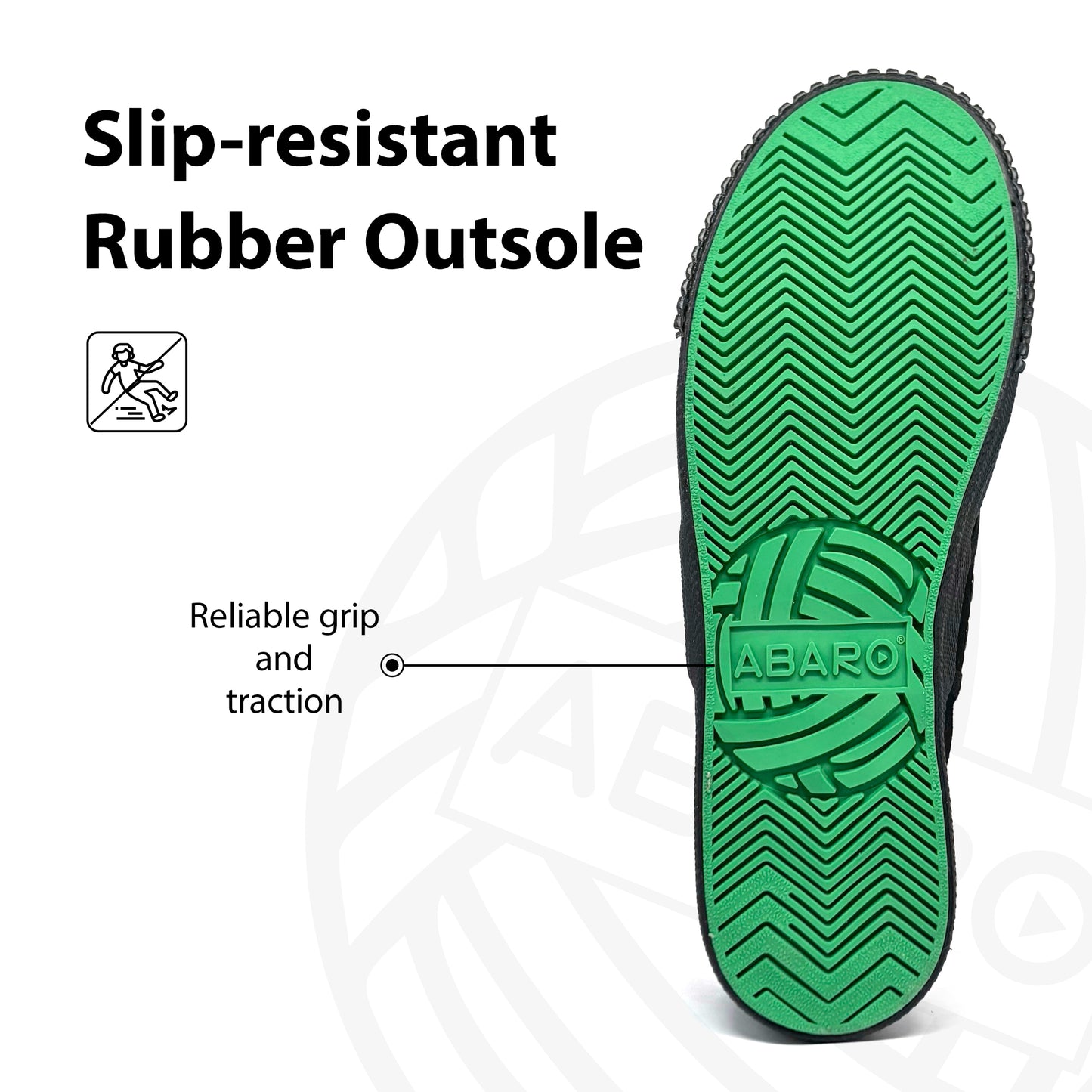 ABARO Takraw AT78205 Better Grip Anti Slip | Kasut Sekolah | Sepak Takraw Training Court Shoes [Local Brand Malaysia]