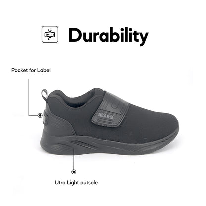 ABARO W2881N DryTech + NameTech School Shoes/Kasut Sekolah Kalis Air/Kasut Unisex/Kasut Tulis Nama