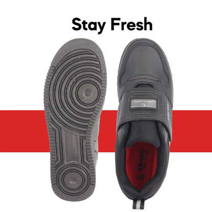 ABARO NameTech Shoes 2671N Sneakers Men/Secondary school/School Shoes/Kasut Sekolah Hitam/Kasut Unsex