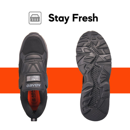 ABARO 2867N Black School Shoes — view 6