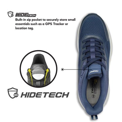ABARO HideTech SPA7101AG2H Hidden GPS Pocket TROPIX Men Sneakers Super Light Running Shoes/Kasut Sukan