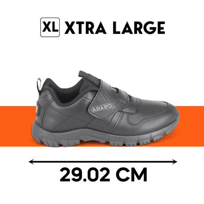ABARO 2323N Anti-Bacterial School Shoes Black/Name Your Shoes/Super Comfy/Kasut Sekolah Hitam