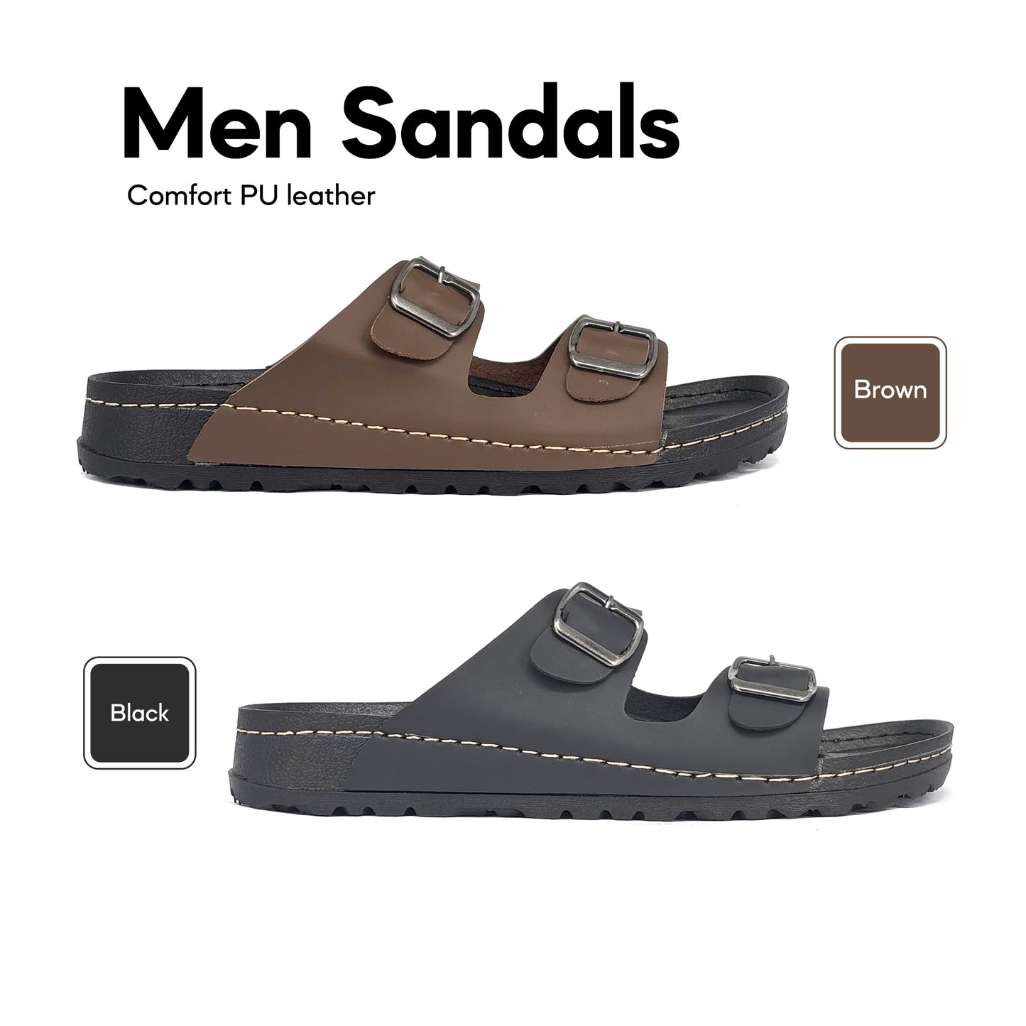 ABARO Men Slippers Sandals SLL72AW4 TROPIX Selipar Lelaki/ Sandal Lelaki/ Kasut Lelaki