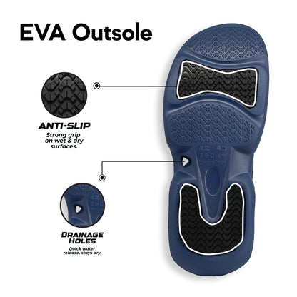 ABARO Tropix Anti-Slip ESA785R1 Super Light Comfy Soft EVA Unisex Slipper/Sandal Lelaki