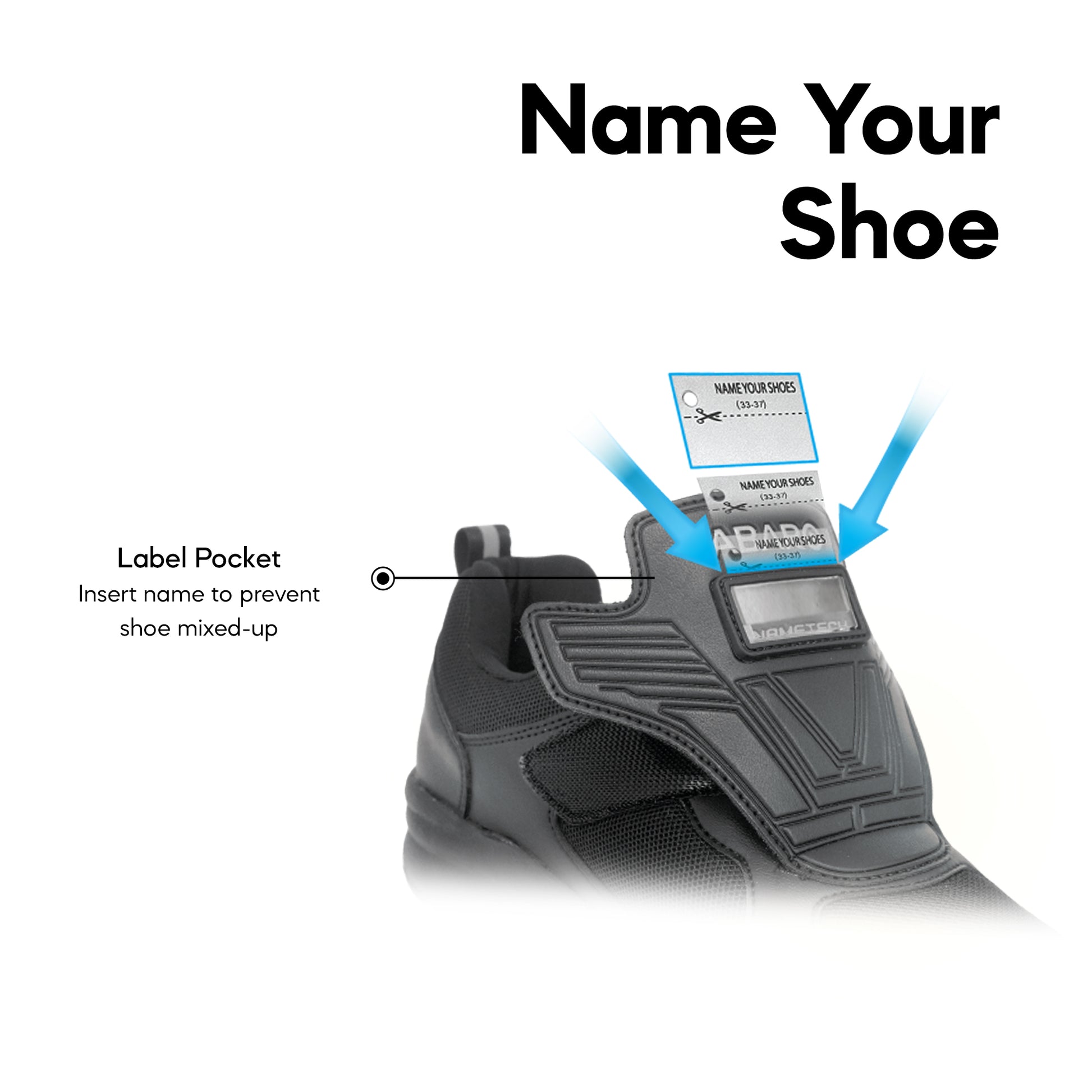 ABARO 2867N Black School Shoes — view 7
