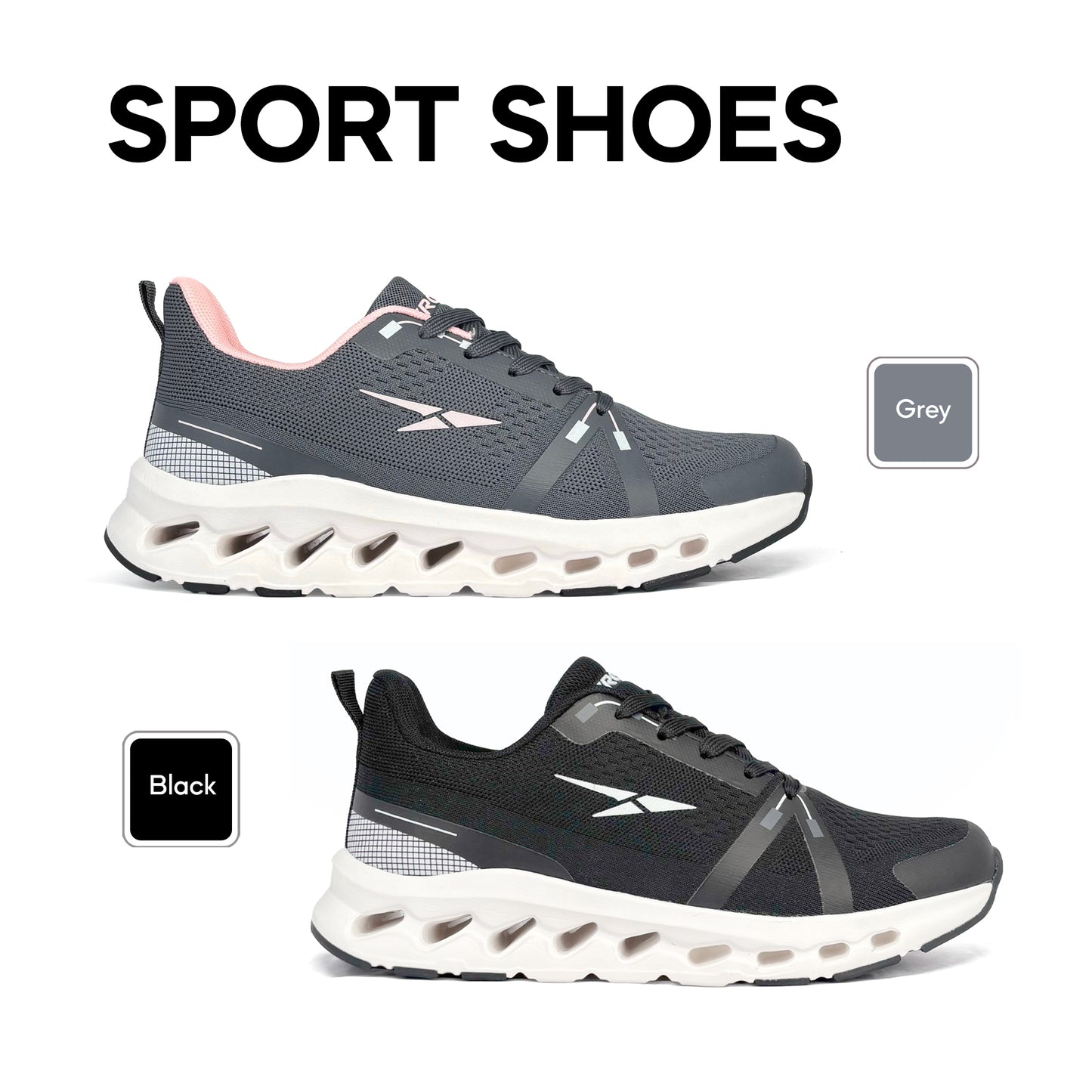 ABARO SPA6100AC1 TROPIX Women Sneakers with EVA+TPR Outsole Super Light Running Shoes/Kasut Sukan/Sport