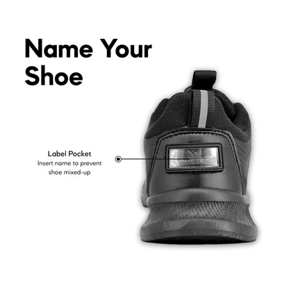 ABARO TW2851N TwistTech + DryTech + NameTech School Shoes/Kasut Unisex/Kasut Tulis Nama/Kasut Sekolah Kalis Air