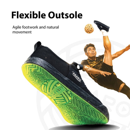 ABARO Takraw AT78205 Better Grip Anti Slip | Kasut Sekolah | Sepak Takraw Training Court Shoes [Local Brand Malaysia]