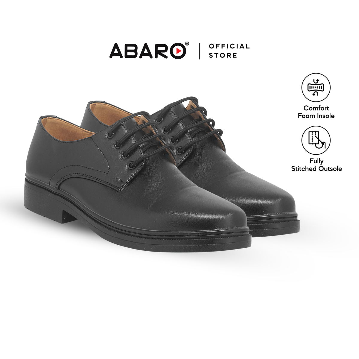 ABARO Men/Boy Faux Leather FMA731L3 - Formal Shoes/Kasut Kulit Pejabat/Kasut Lelaki