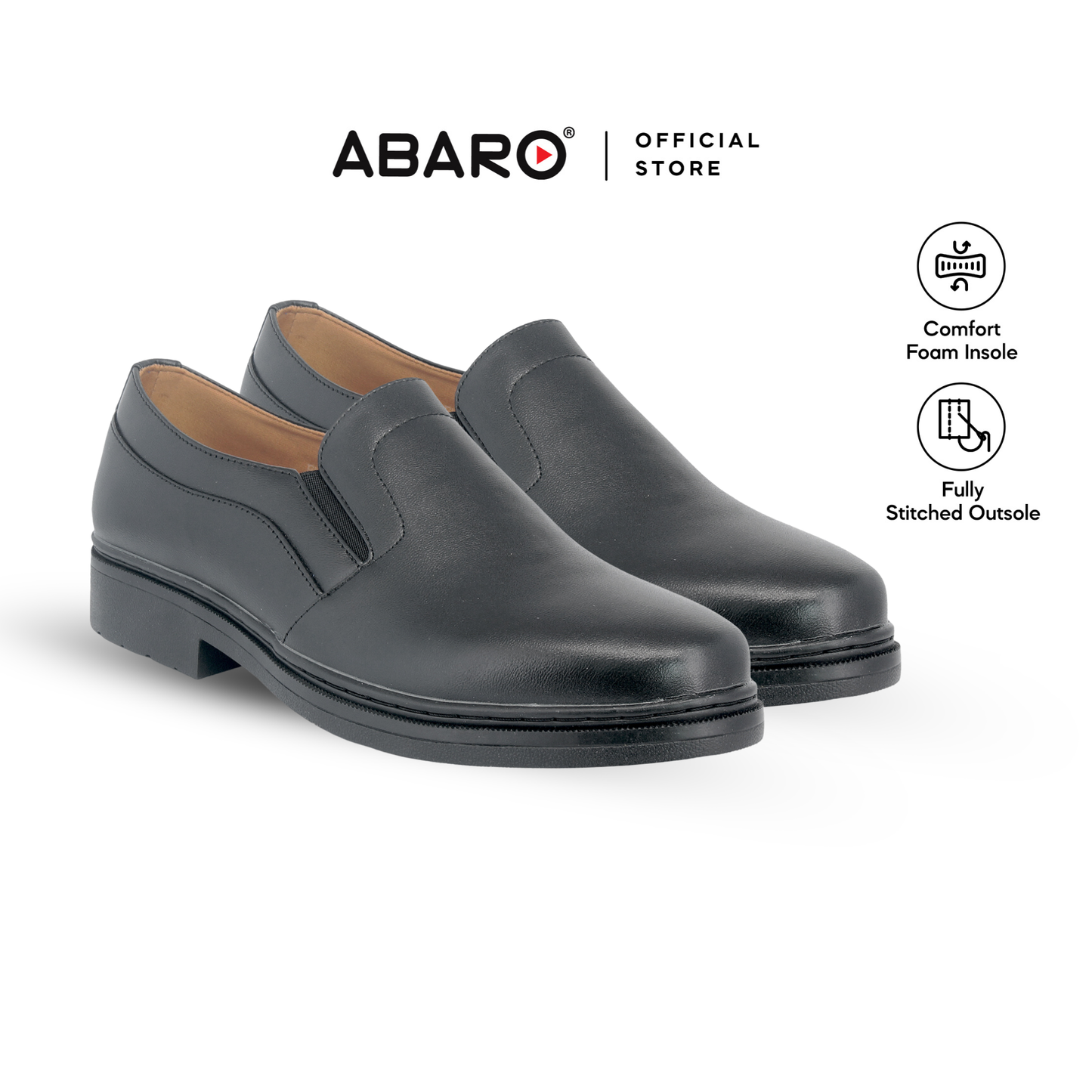 ABARO Faux Leather FMA731L8 - Comfort Men Formal Shoes Kasut Formal Lelaki/Kasut