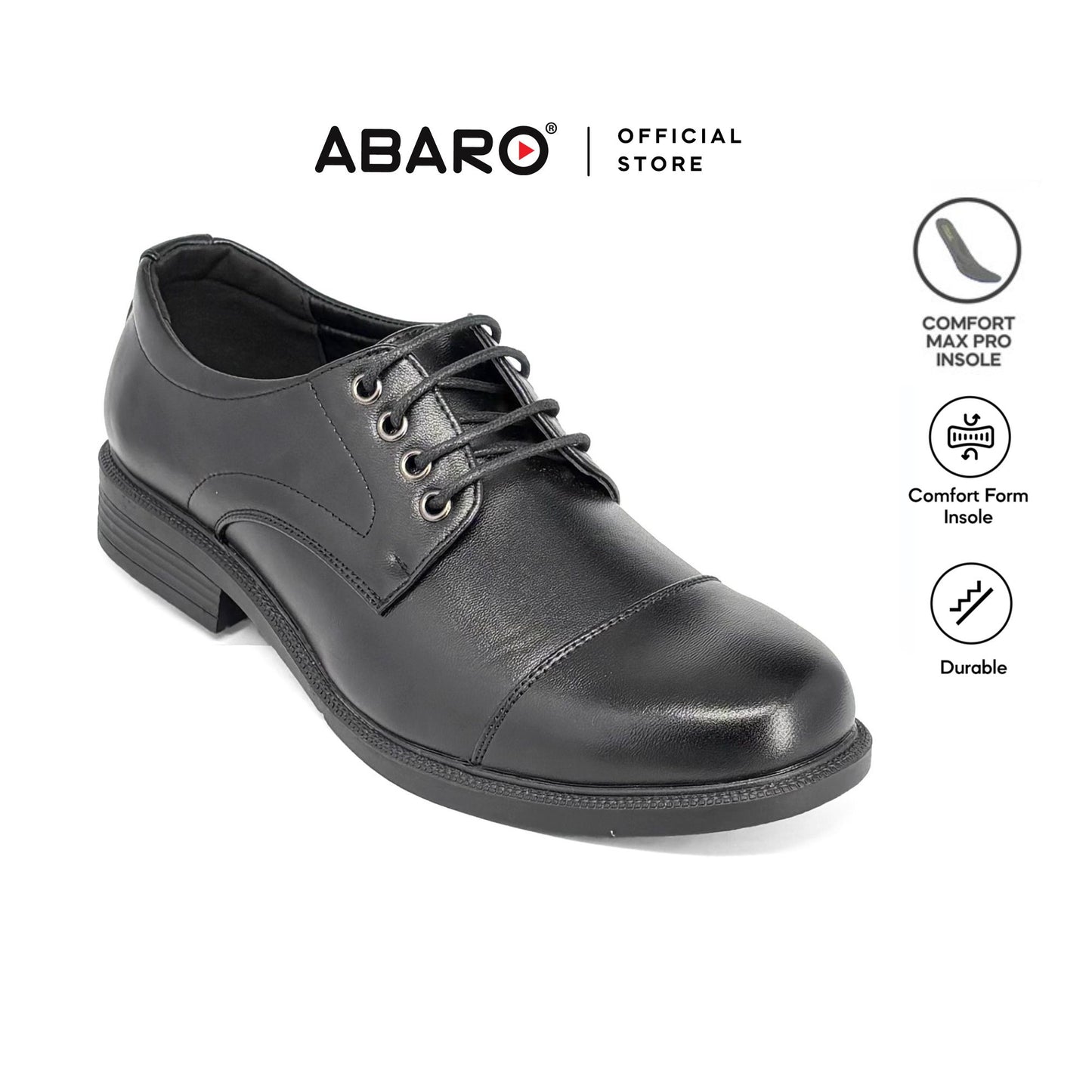 ABARO Men Faux Leather Formal Shoes FPA7104N1 Men Formal Shoes/Kasut Formal Lelaki