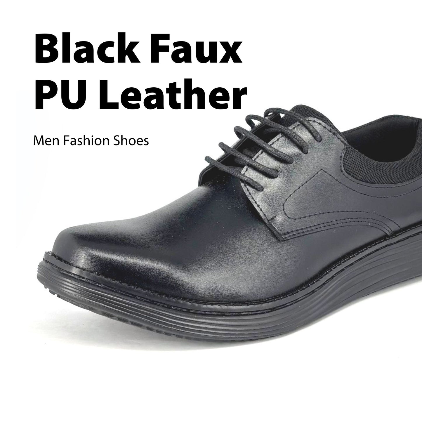 ABARO Men Faux Leather Formal Shoes FMA7104P2 Men Formal Shoes/Kasut Formal Lelaki