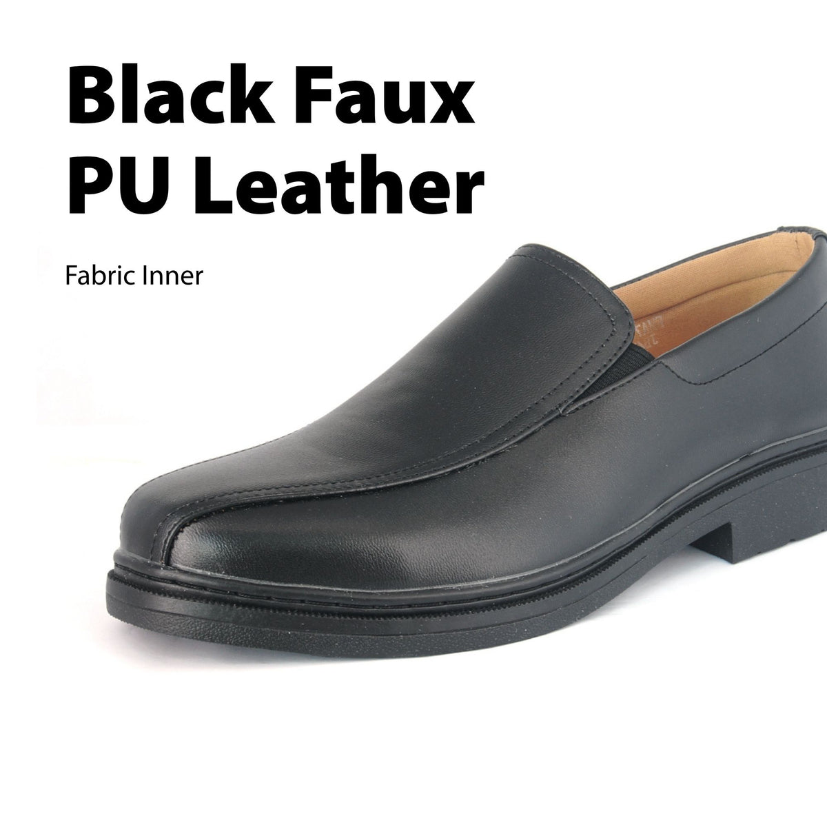Abaro Men/Boy Faux Leather Plus Size Formal Shoes FMA731L12 - Kasut Formal Lelaki