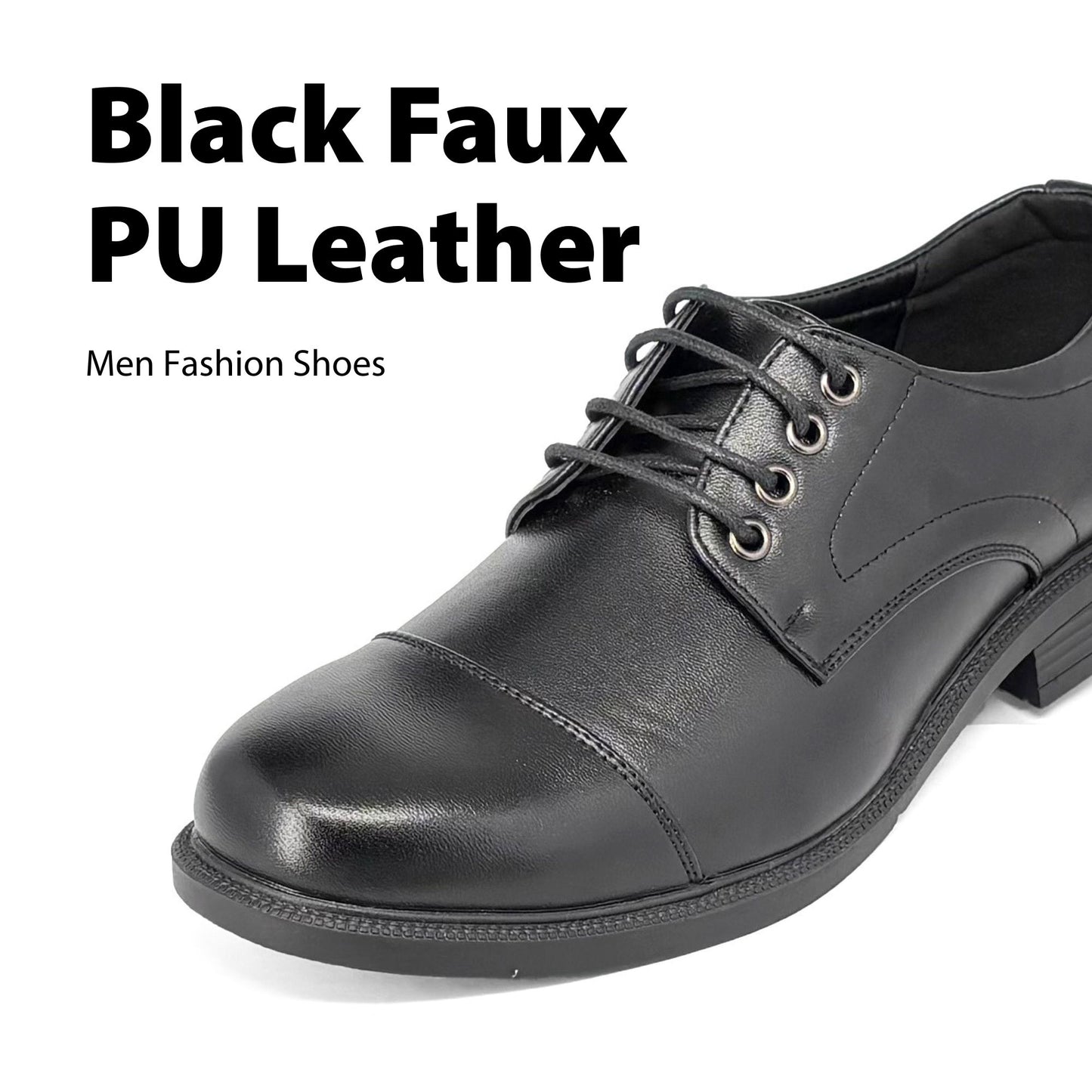 ABARO Men Faux Leather Formal Shoes FPA7104N1 Men Formal Shoes/Kasut Formal Lelaki