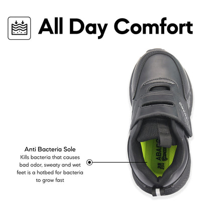 Bundle Deal ABARO Combo HideTech H2819N Hidden GPS Pocket School Shoes/Kasut Sekolah + GP eTag Tracker | iOS Only