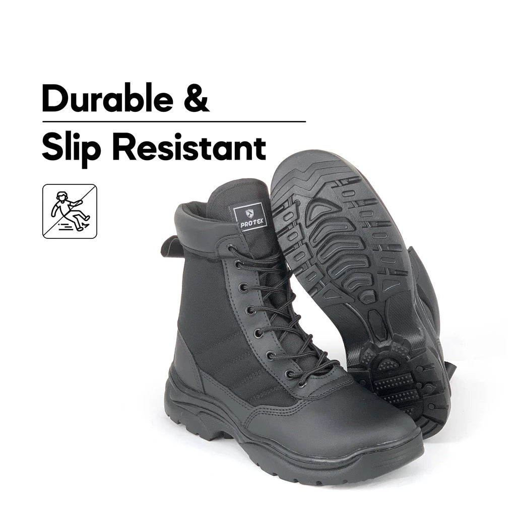 PROTEK Tactical Boots SWAT Boots SWA756A2 Kasut Kawad/Kasut Keselamatan/Sparta Army Tactical Boots/Kasut Operasi