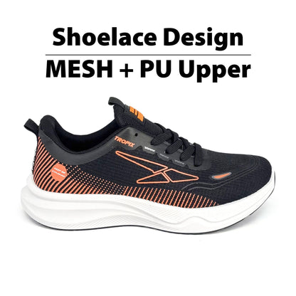 ABARO SPA7109H1 Black super-light running sneaker — view 3