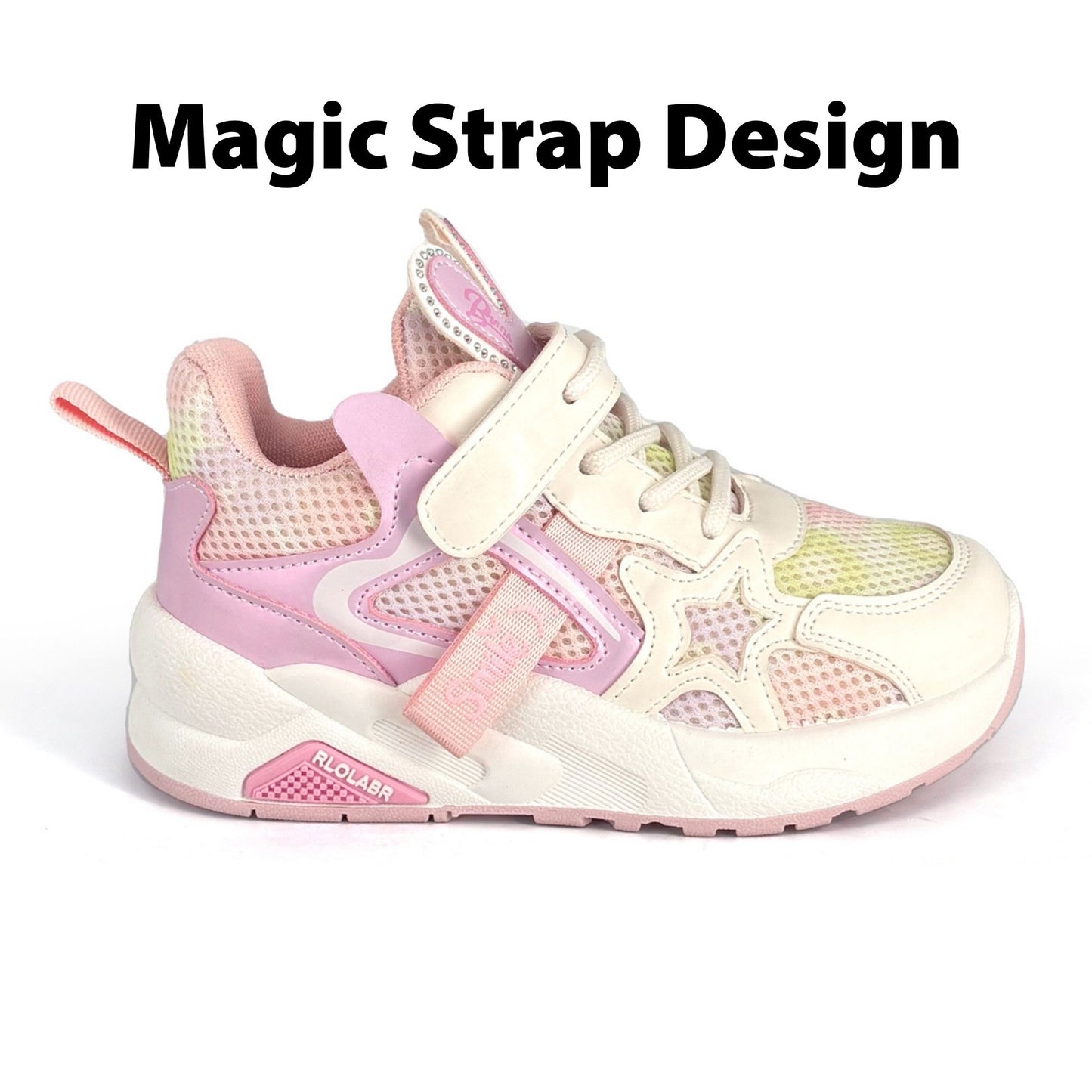 [ONLINE EXCLUSIVE] ABARO Kids Sport Shoes 99SPA5107AJ4 Super Light Tropix/Running Shoes/Kasut Sukan Kanak Kanak