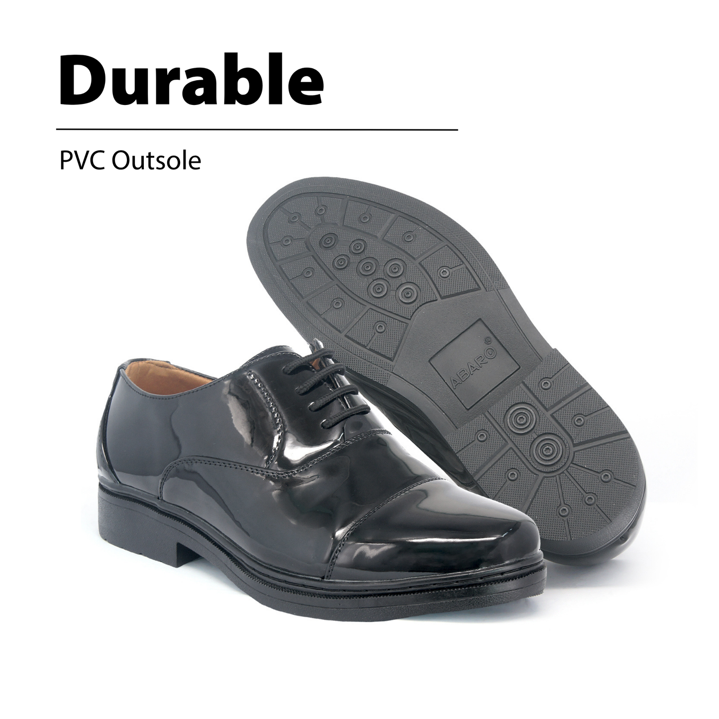 Abaro Men Faux Leather Formal Shoes FPA731L11 - Men Formal Shoes/Kasut Formal
