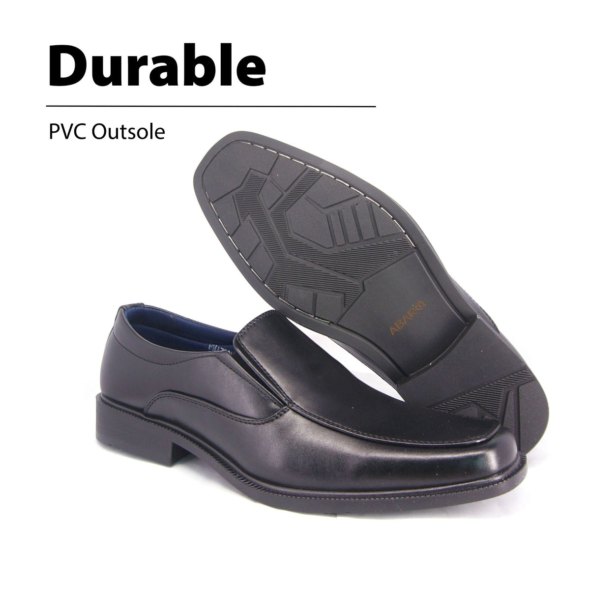 ABARO Men Faux Leather FMA733M6 Men Formal Shoes/Extra Large/Kasut Kulit Pejabat/Kasut Pegawai Kerajaan/Kasut