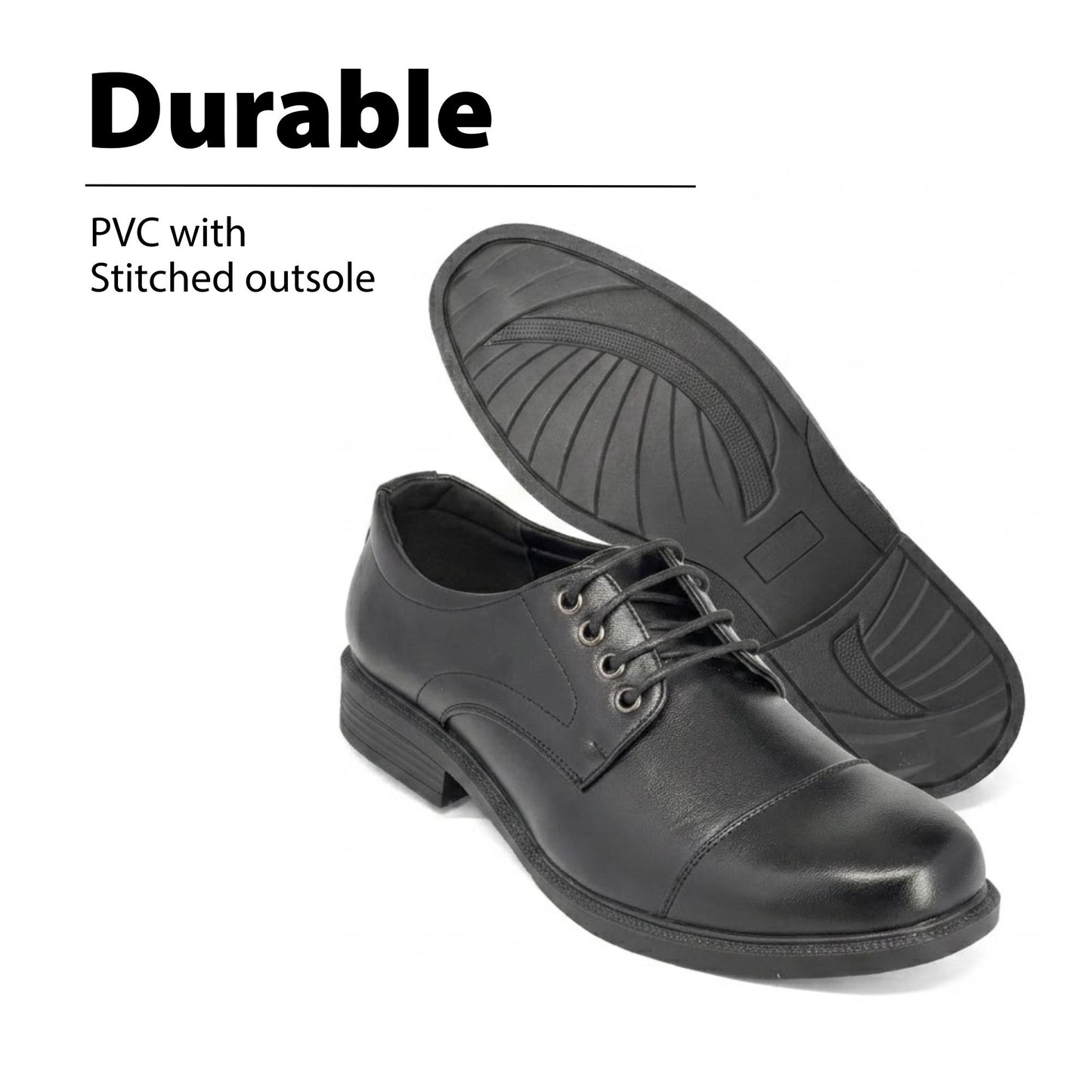 ABARO Men Faux Leather Formal Shoes FPA7104N1 Men Formal Shoes/Kasut Formal Lelaki