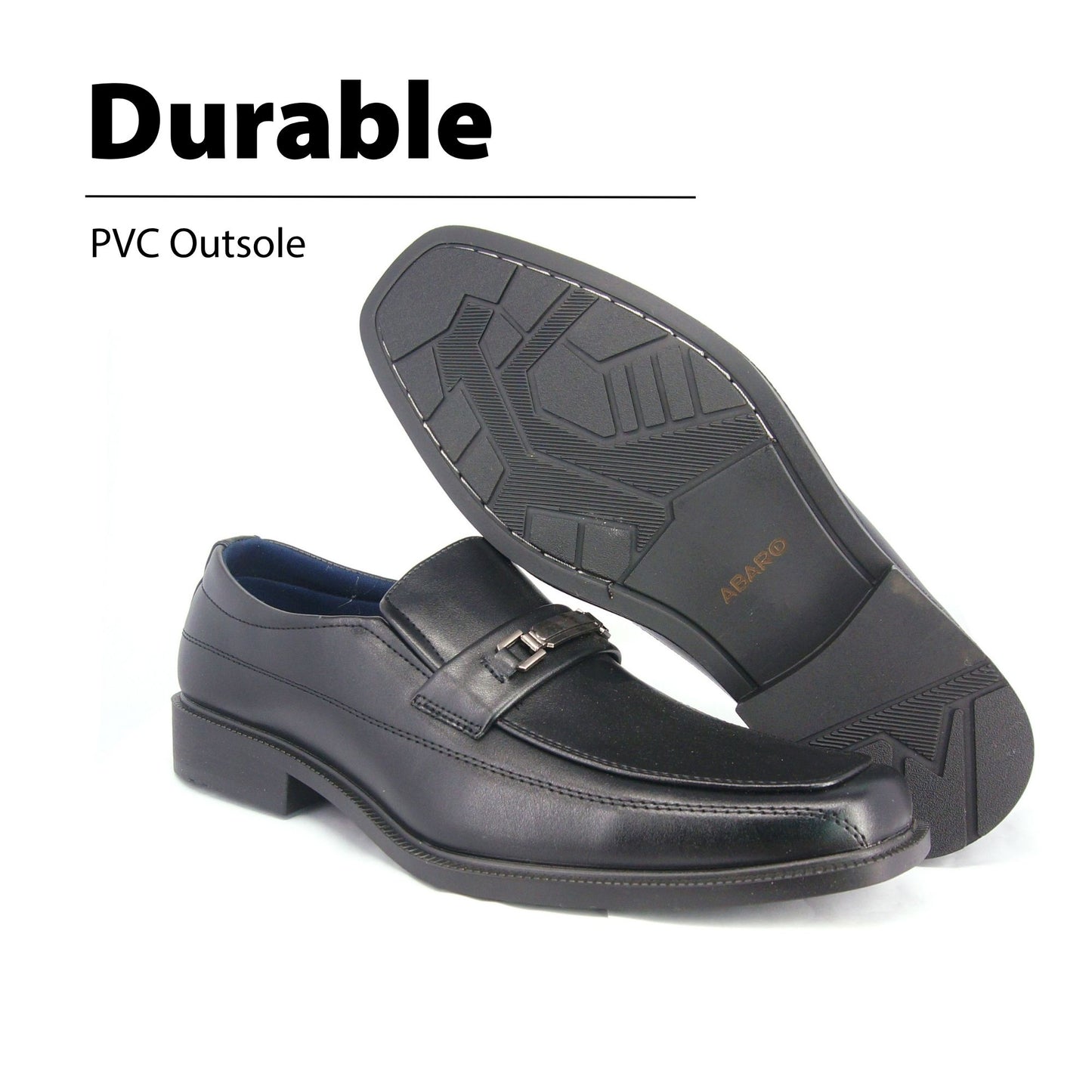 ABARO Men Faux Leather FMA733M5 Men Formal Shoes Extra Large/Kasut Kulit Pejabat/Kasut Pegawai Kerajaan/Kasut