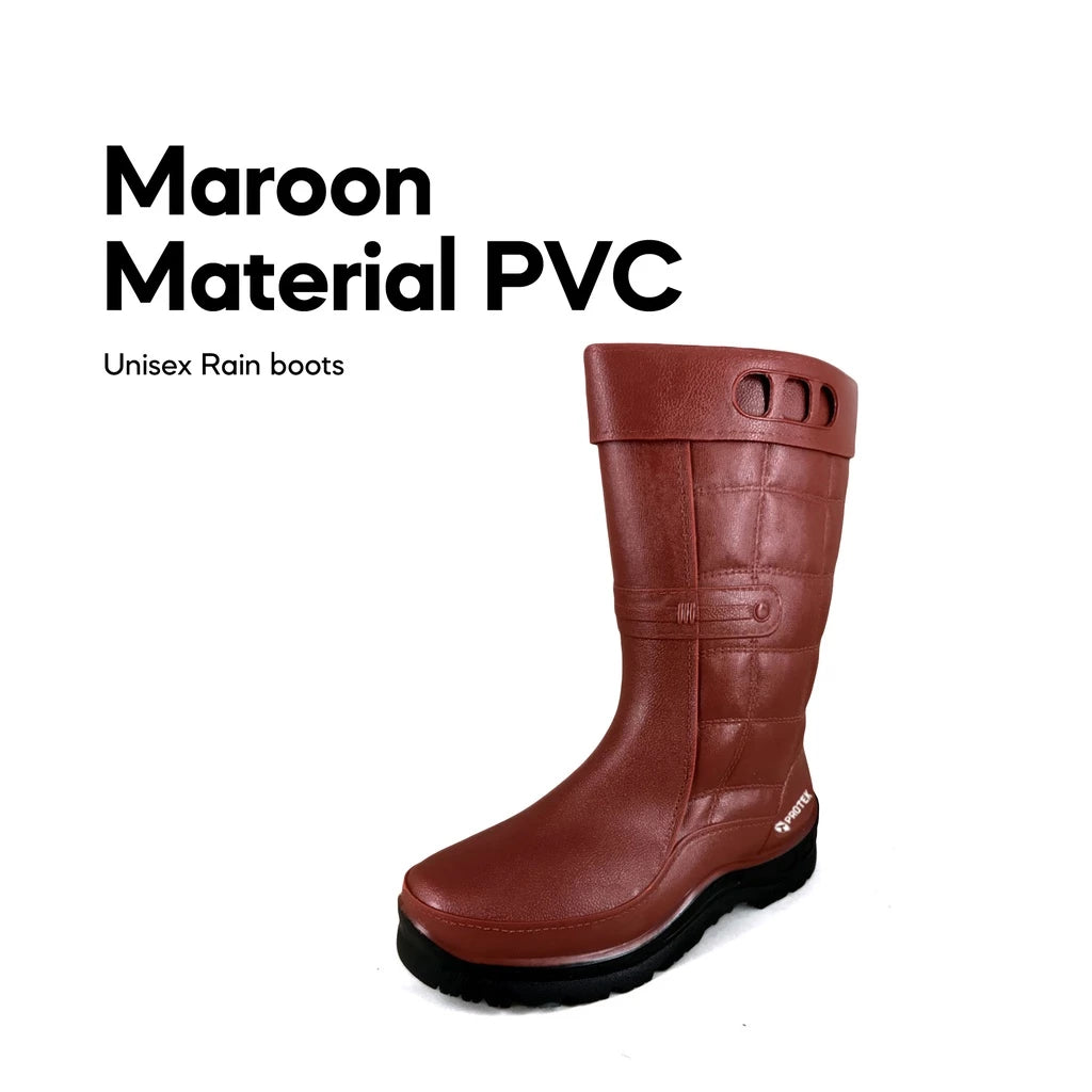PROTEK Unisex PT8 Mid-Calf Rain Boots Waterproof & Anti-Slip Garden Boots/Kasut Hujan/Kasut Kebun/Rubber Boots ??/??