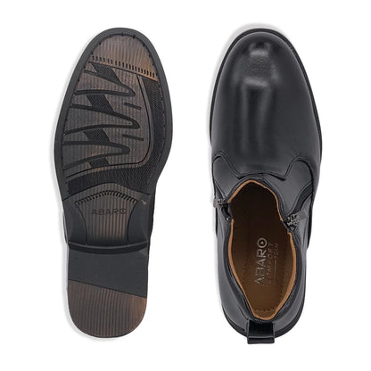 ABARO Men Faux Leather FBA731E8 Comfort Ankle Boots Formal Shoes/Kasut Matte Kulit Polis/SWAT Boots/Kasut Potong/Kilat??