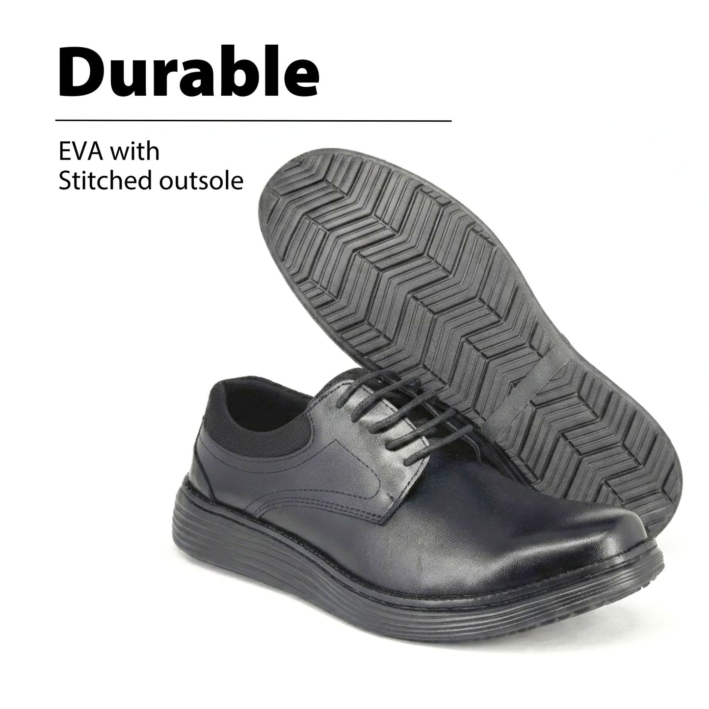 ABARO Men Faux Leather Formal Shoes FMA7104P2 Men Formal Shoes/Kasut Formal Lelaki