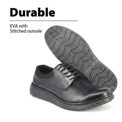 ABARO Men Faux Leather Formal Shoes FMA7104P2 Men Formal Shoes/Kasut Formal Lelaki