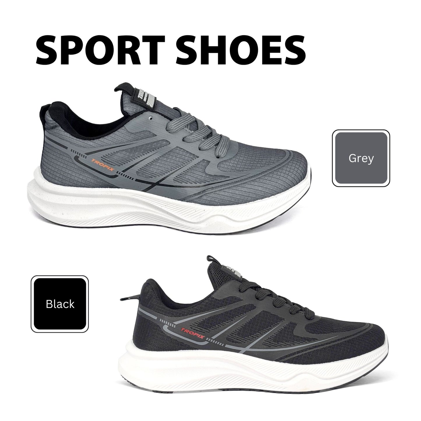 ABARO SPA7109H2 Black super-light running sneaker — view 5