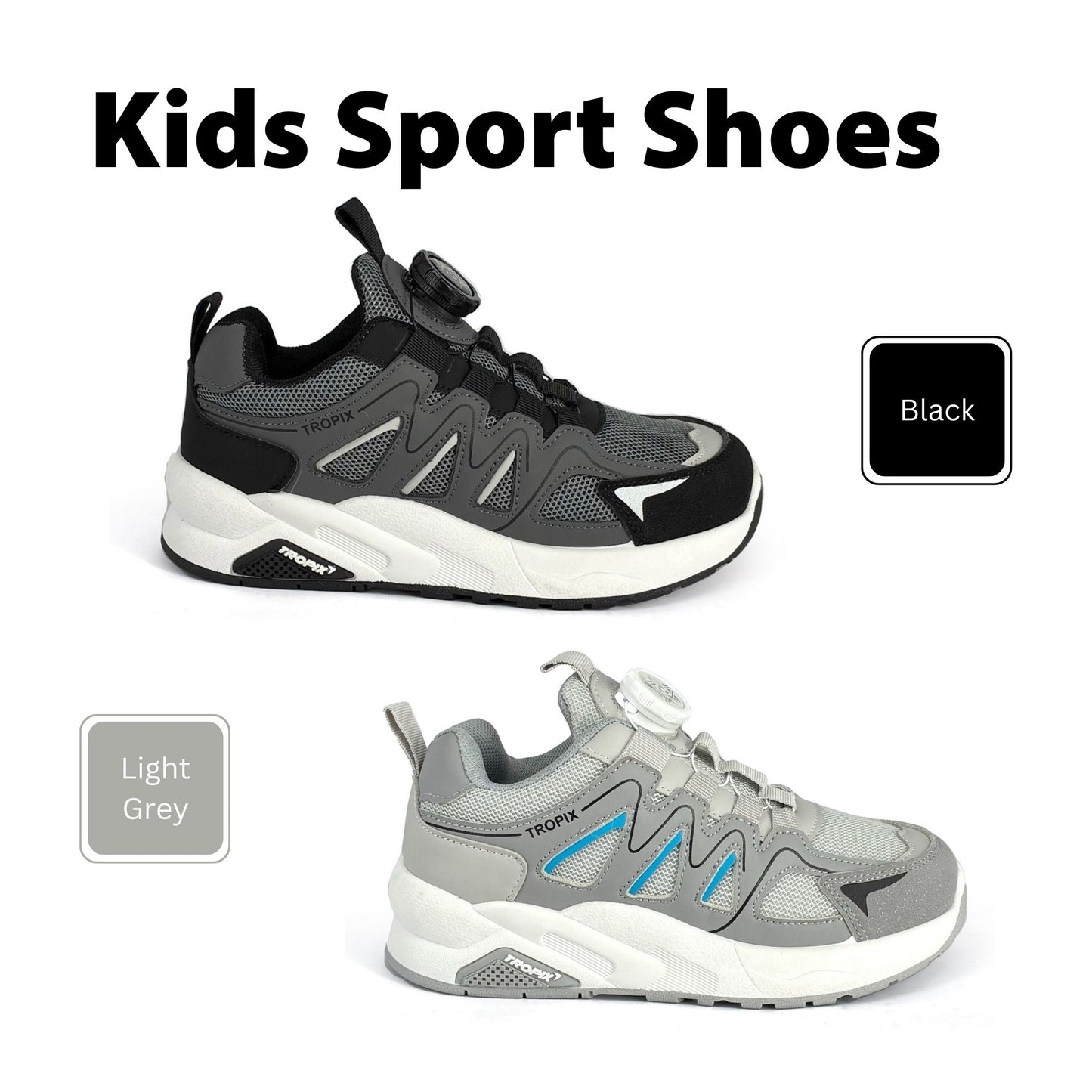 ABARO TwistTech Kids Sport Shoe SPA5107AJ2T Tropix Kids Sneaker /Running Shoes/Kasut Sukan