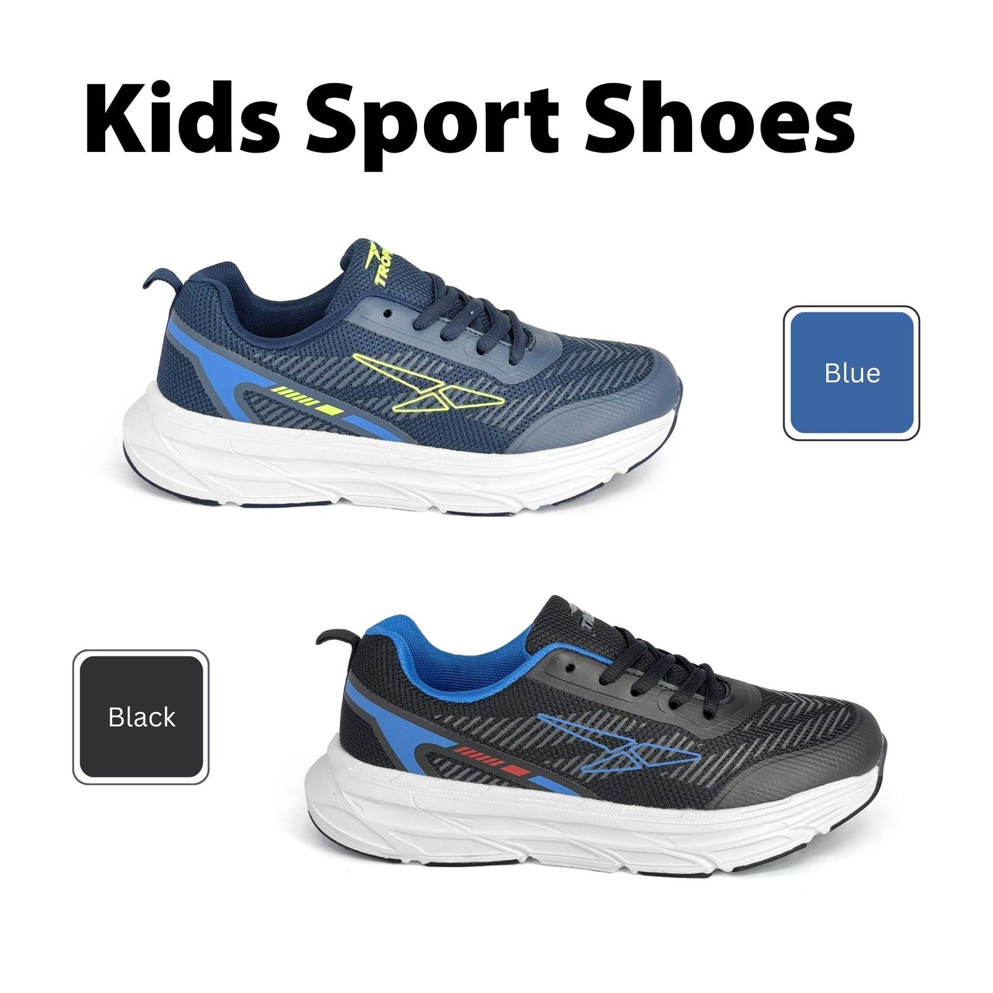 ABARO Kids Sport Shoes SPA668Y1 Super Light Tropix Kids Sneaker/Running Shoes/Kasut Sukan Kanak Kanak
