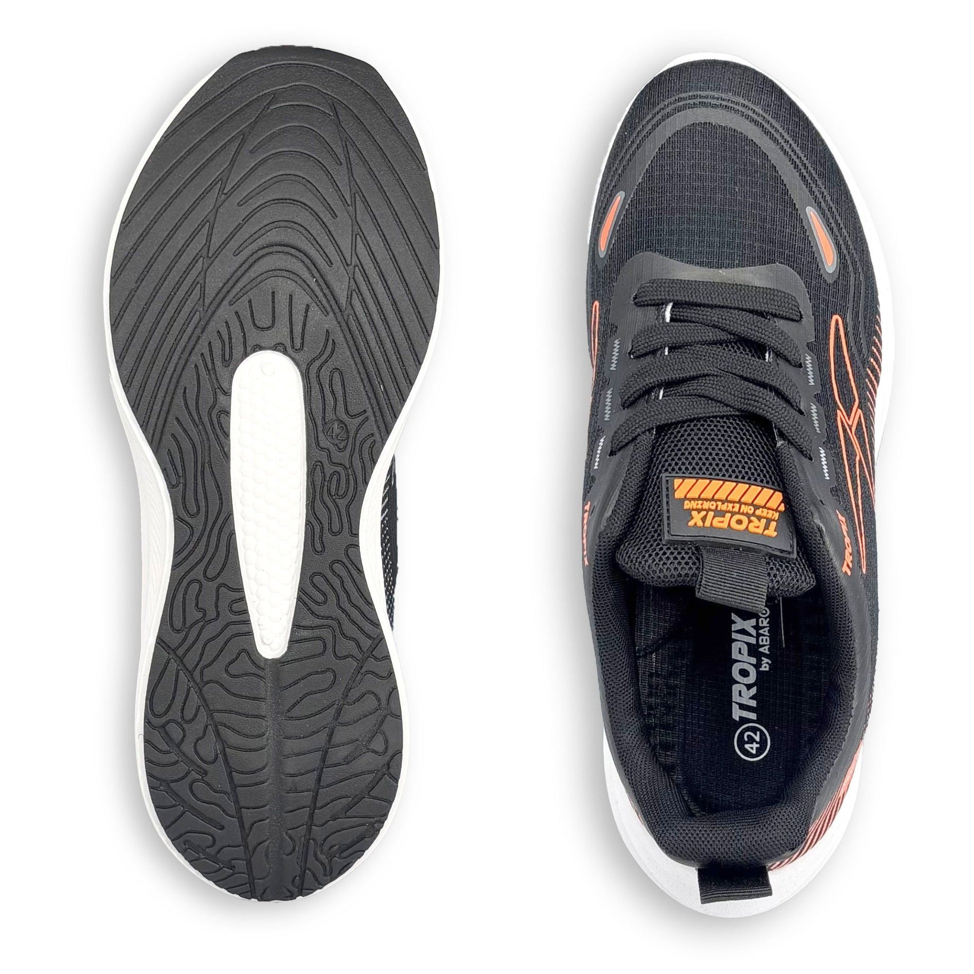 ABARO SPA7109H1 Black super-light running sneaker — view 6