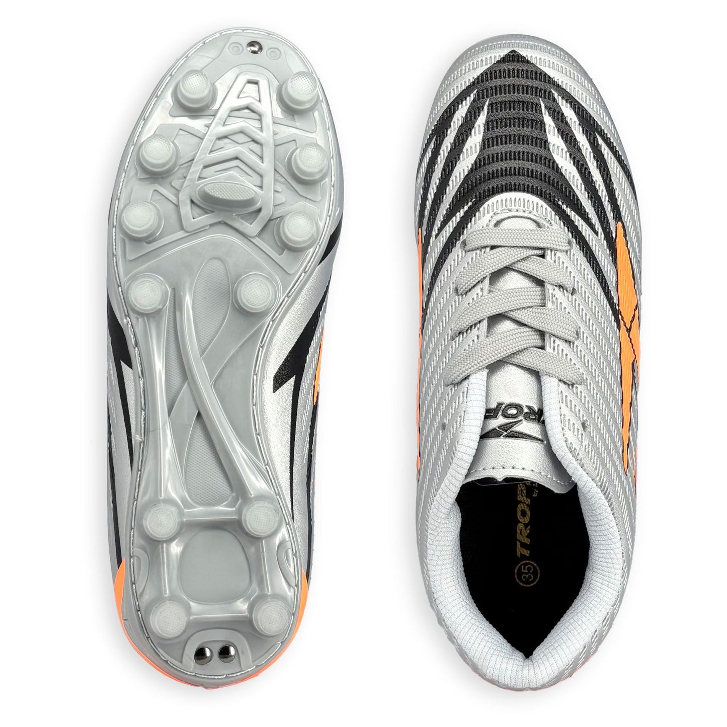 [ONLINE EXCLUSIVE] ABARO Football BOOTS 99FA591A12 TROPIX Kids Unisex Outdoor Soccer Shoe/FootballBOOTS/Kasut Bola Sepak