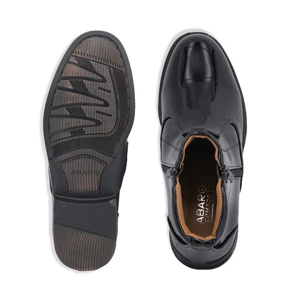 ABARO Men Faux Leather PBA731E7 Comfort Ankle Boots Formal Shoes/Kasut Kilat Kulit/Kasut Potong Polis/SWAT Boots/????
