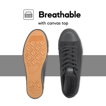 ABARO 7286 7286MF Slip Resistant School Shoes/Rubber Outsole/Comfy Insole/Kasut Unisex/Kasut Sekolah Hitam/???