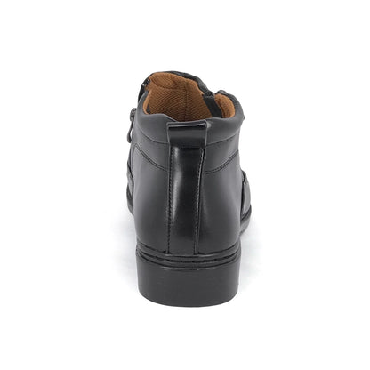 ABARO Men Faux Leather FBA731E8 Comfort Ankle Boots Formal Shoes/Kasut Matte Kulit Polis/SWAT Boots/Kasut Potong/Kilat??